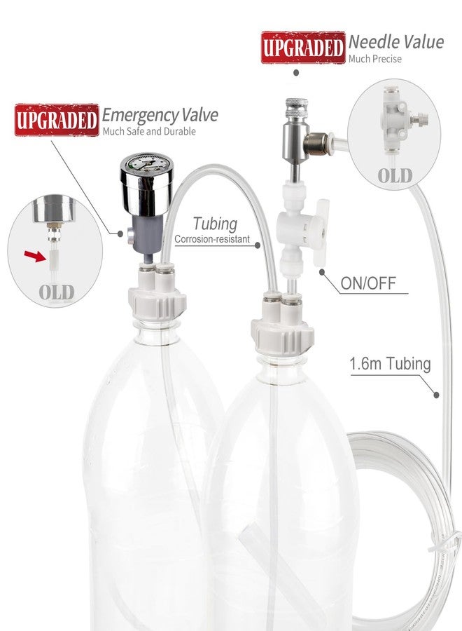 Clscea G211 Aquarium DIY CO2 Generator System Kit with Needle Valve & CO2 Diffuser - Image 2